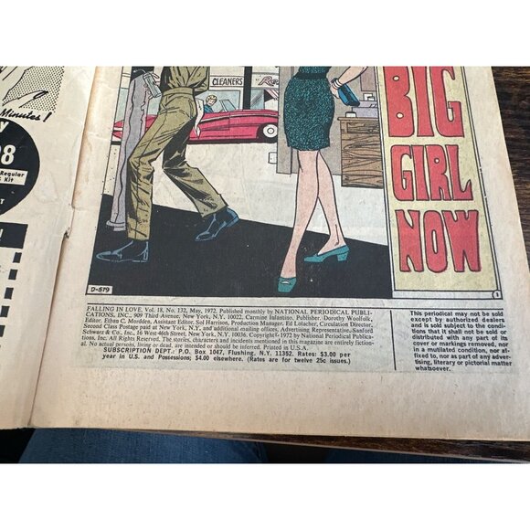 DC Comics Falling In Love May 1972 Comic Vol 18 No #132 Romance Bagged Boarded - Picture 4 of 5